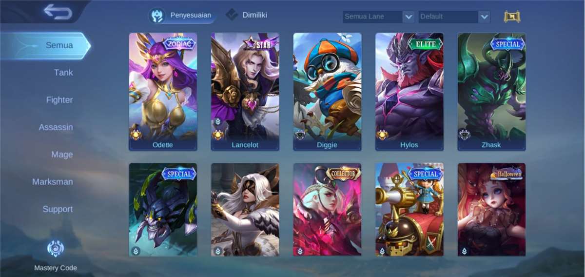 Akun Mobile Legend